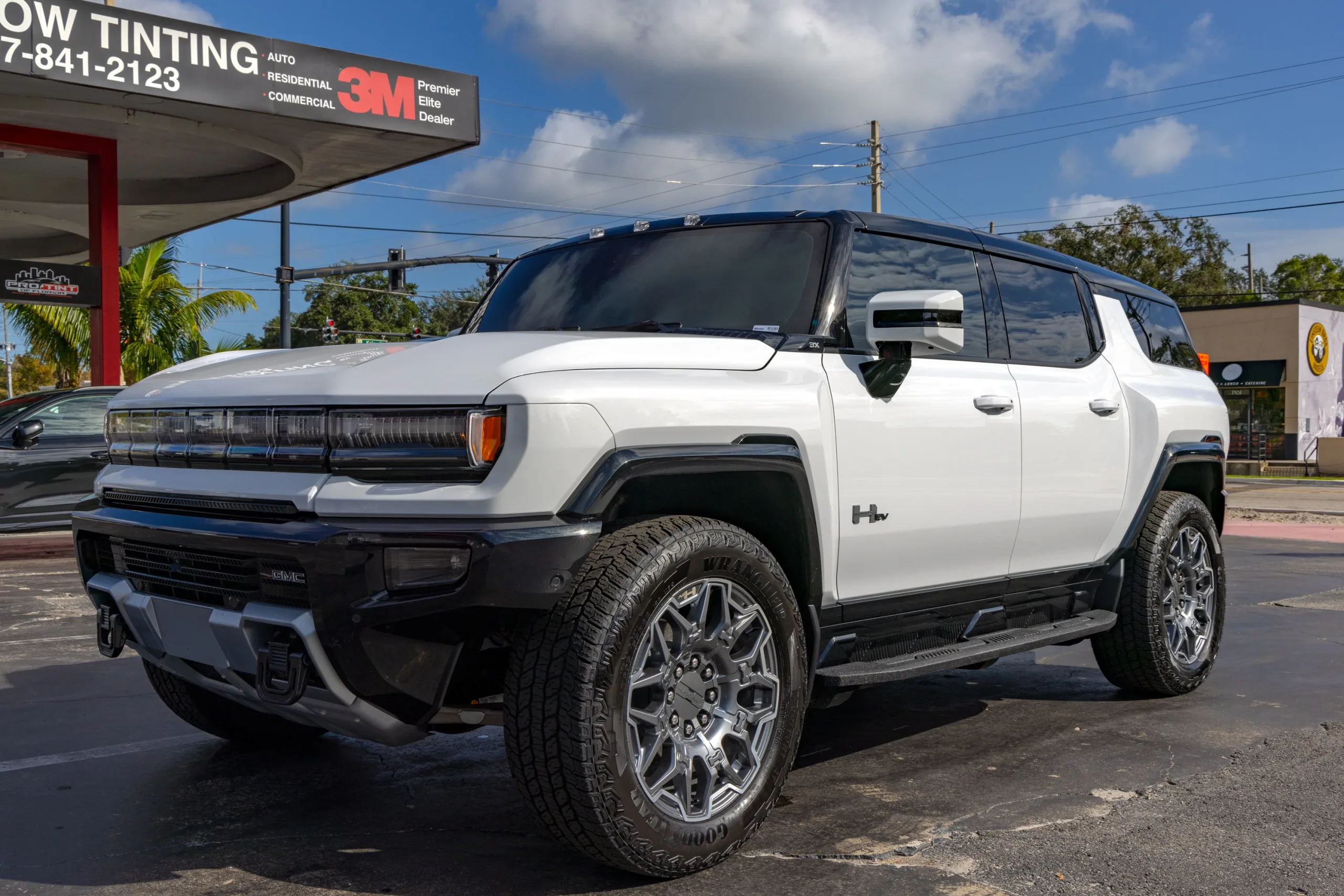 GMC Hummer EV After Installation of 3M Ceramic IR Window Tint – Pro Tint of Orlando 3M Window Tinting Orlando