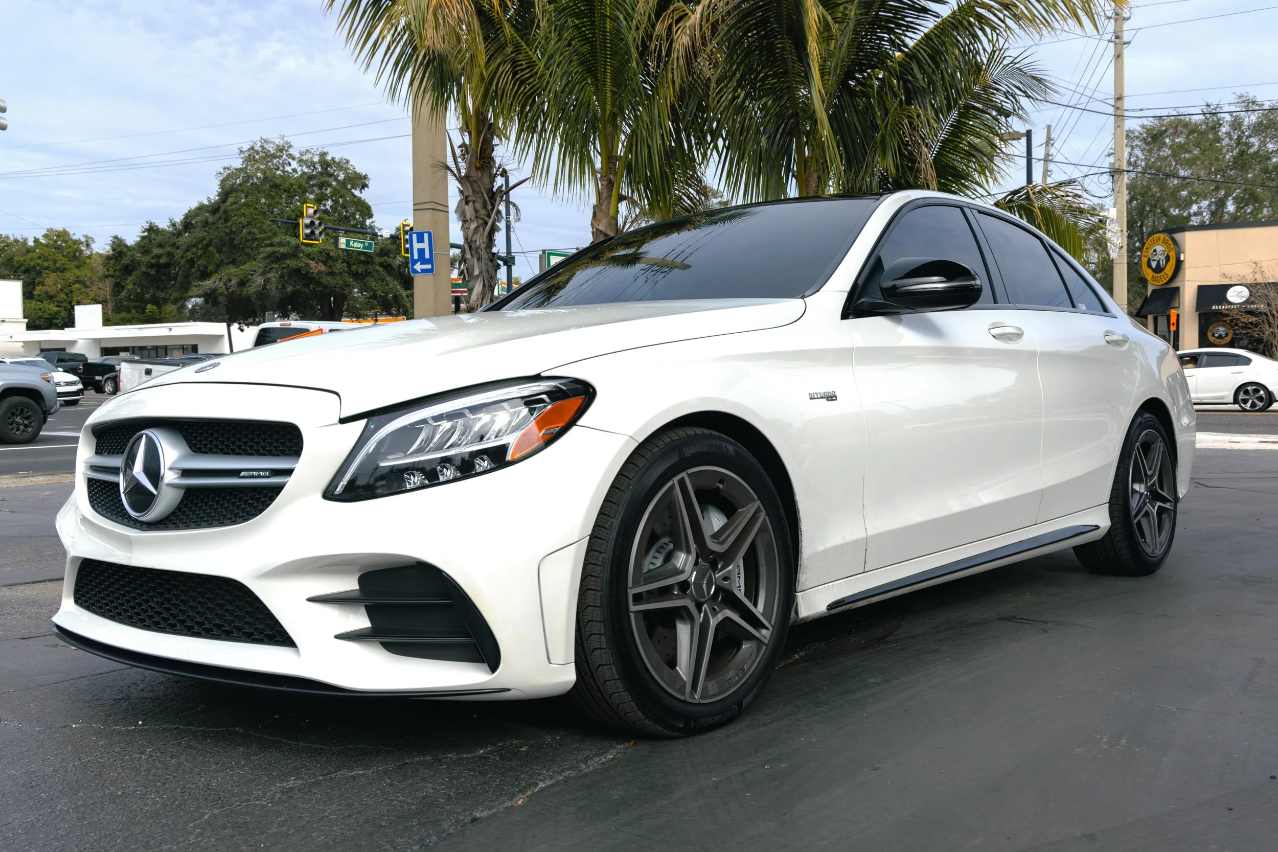 Mercedes C43 AMG Tinted by Pro Tint of Orlando Mercedes C43 AMG Tinted with 3M Color Stable by Pro Tint of Orlando
