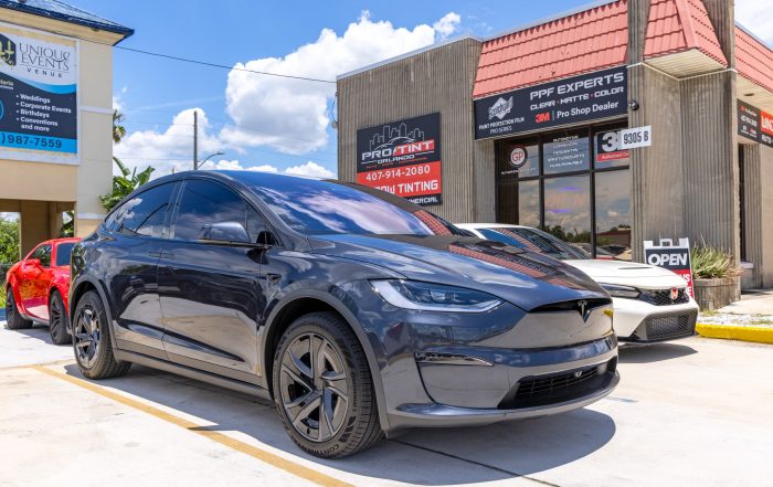 Tesla Model X Tinted with 3M Crystalline at Pro Tint of South Orlando