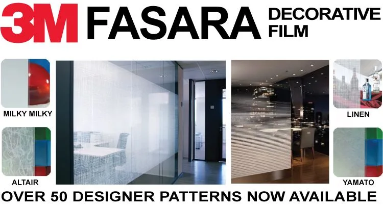 3M Fasara Decorative Window Films 3M Fasara Decorative Window Films