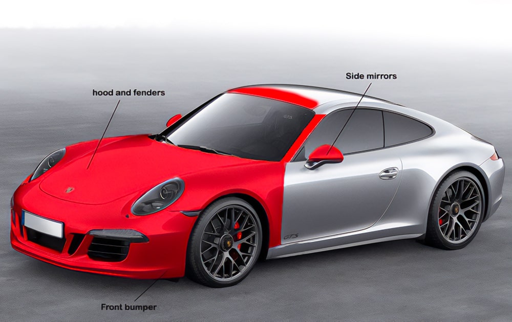 (PPF) Paint Protection Film Installation Chart