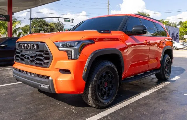 Auto Tint on 2023 Toyota Sequoia TRD Pro Tinted with 3M Ceramic IR at Pro Tint of Orlando