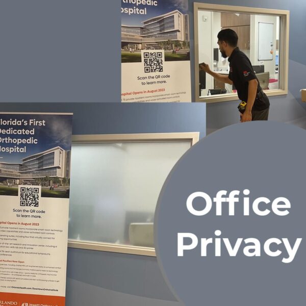 Office Privacy - Medical and call-Office Privacy Tint Film
