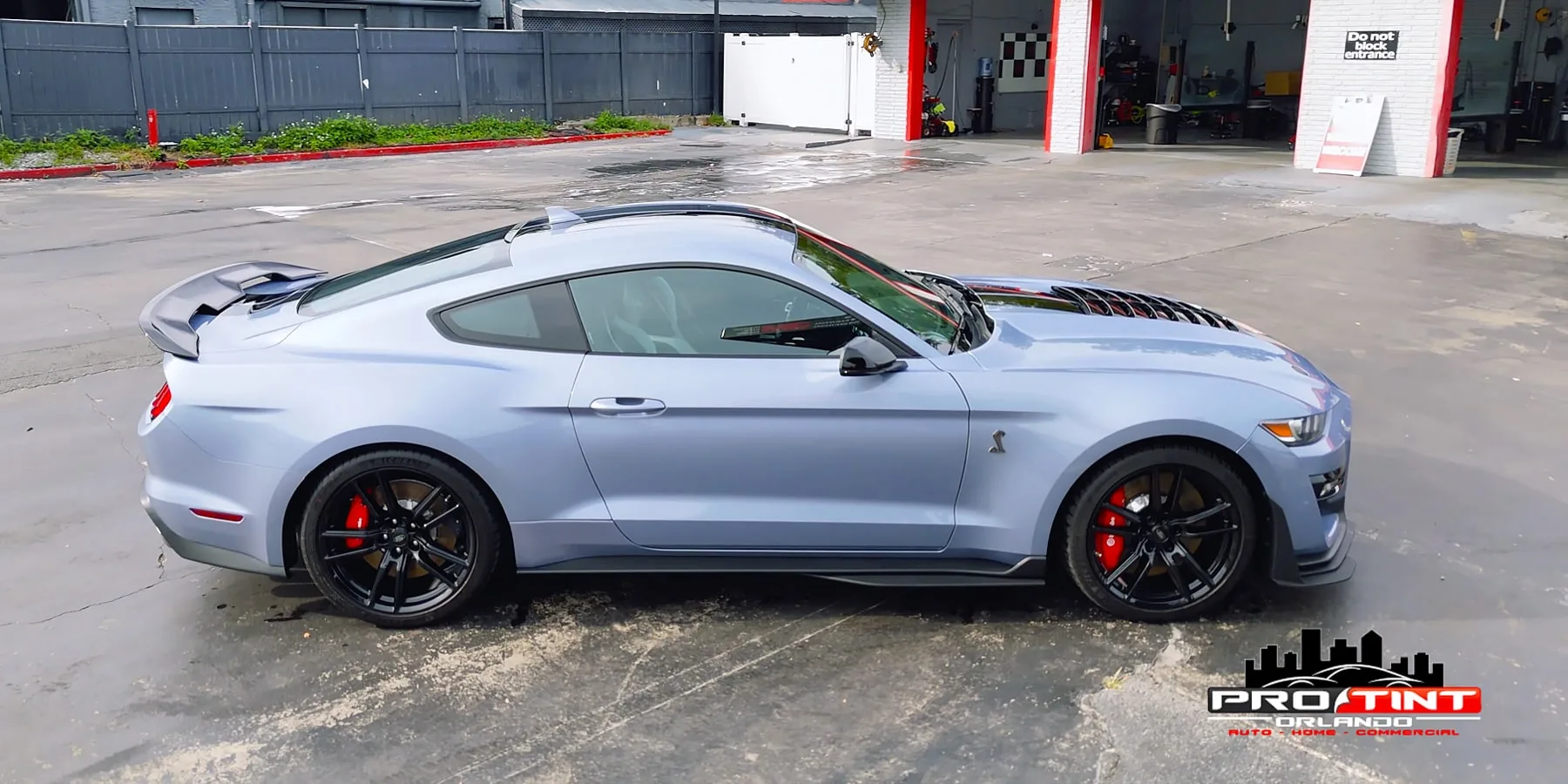 Ford Shelby GT500 Getting 3M Ceramic IR Window Tint Installed by Pro Tint of Orlando