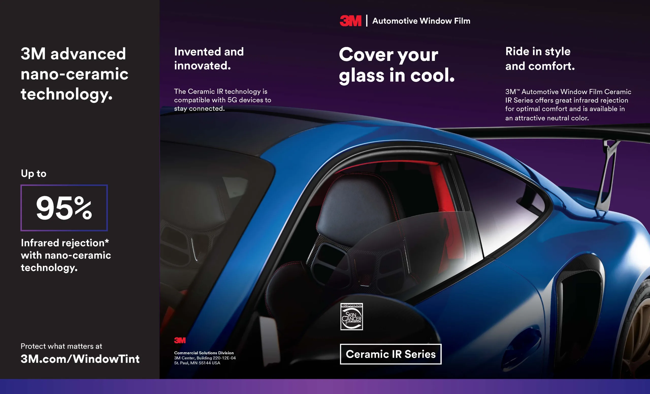 3M Ceramic IR Automotive Window Film Brochure - Page 1 - Pro Tint of Orlando