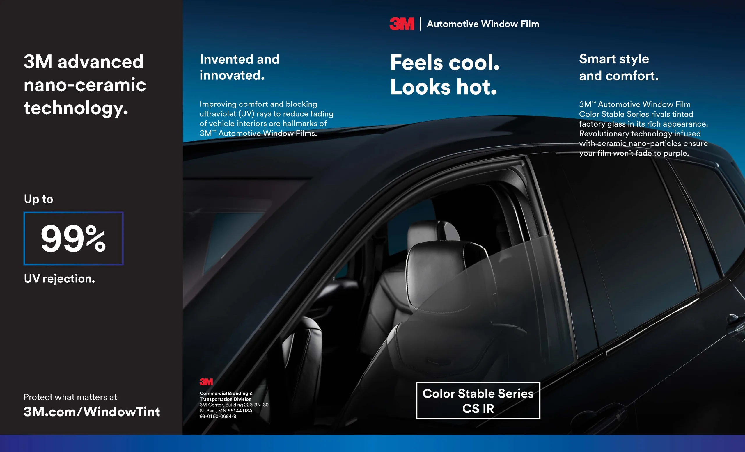 3M Color Stable IR Window Film Brochure - Page 1 - Pro Tint of Orlando