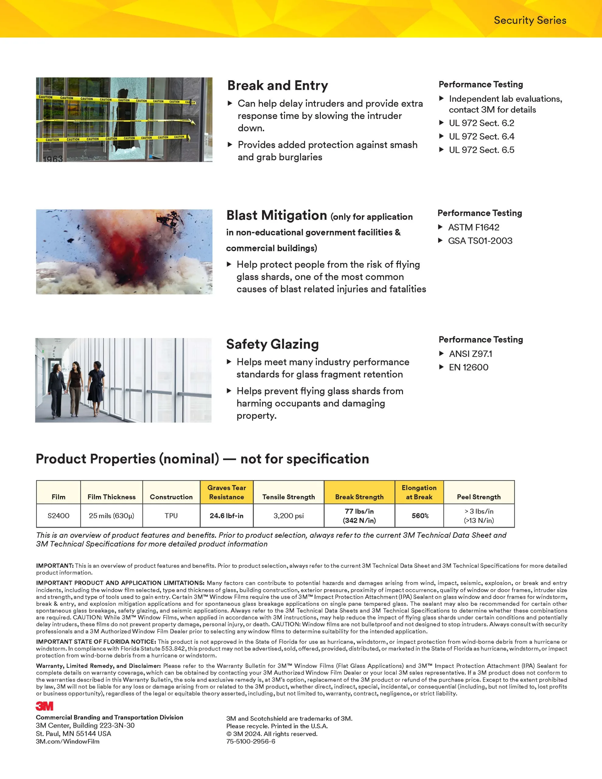 3M Ultra S2400 Security Window Film Installers Central Florida - Page 2 - Pro Tint of Orlando
