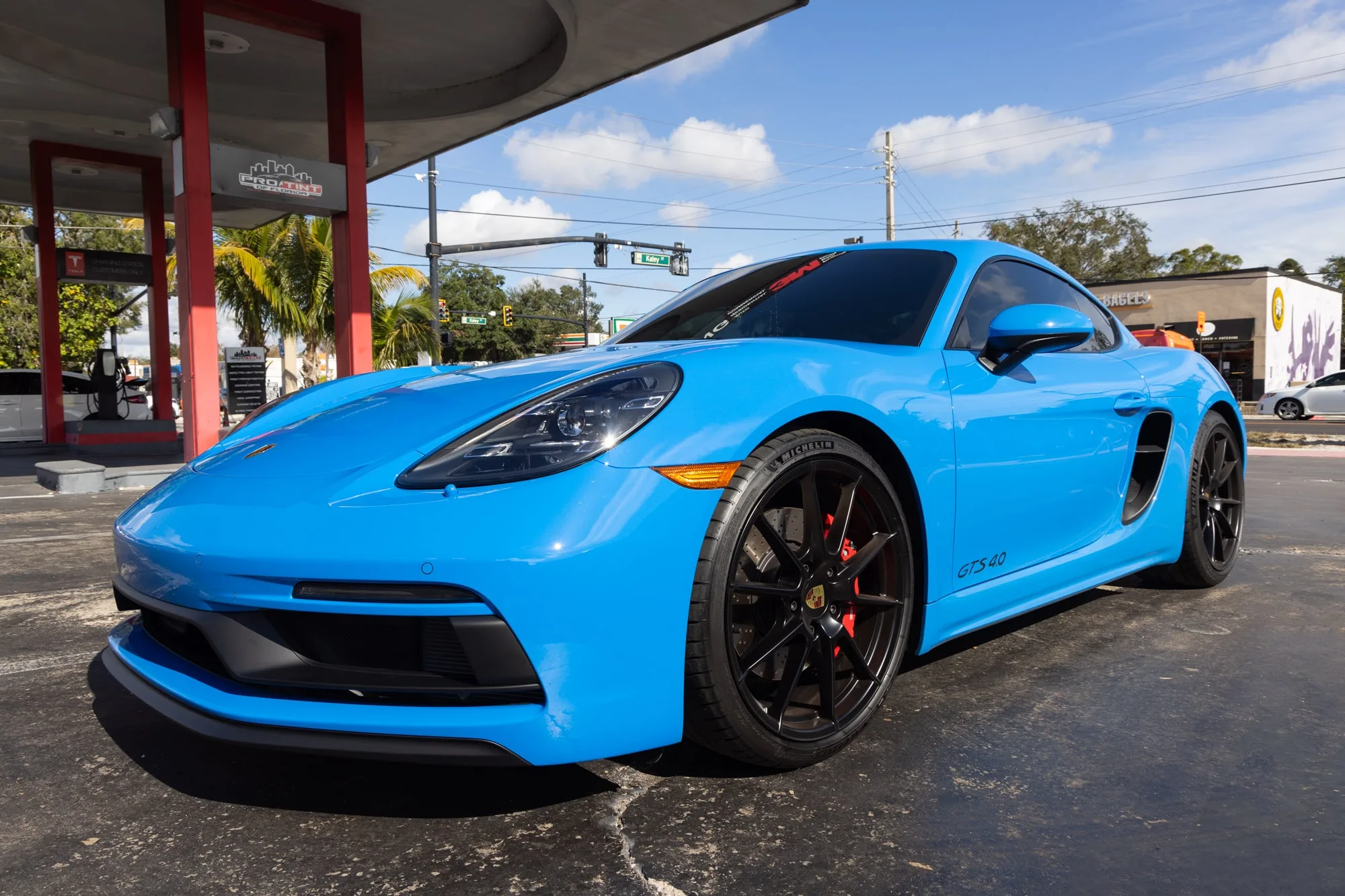 Porsche Cayman GTS 4.0 Paint Protection Film Installation by Pro Tint of Orlando