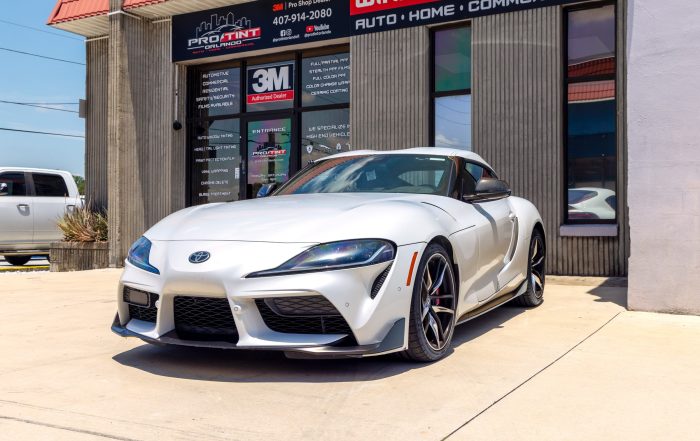 Toyota GR Supra Tinted by Pro Tint of South Orlando - 3M Paint Protection Film (PPF) Installers Central Florida