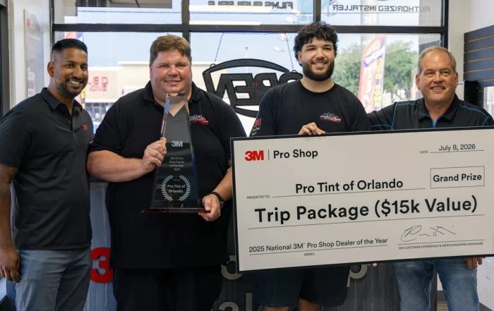 3M Pro Shop Dealer of The Year 2025 Awarded to Pro Tint of Orlando by 3M Corporation