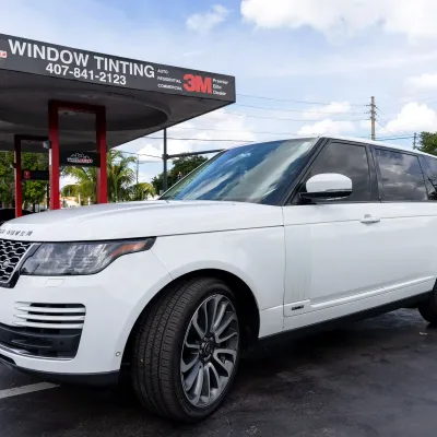 Range Rover Tinted at Pro Tint of Florida's Orlando Location - 3M Automotive Window Tinting Central Florida Range Rover Tinted at Pro Tint of Florida's Orlando Location - 3M Automotive Window Tint Shop Central Florida